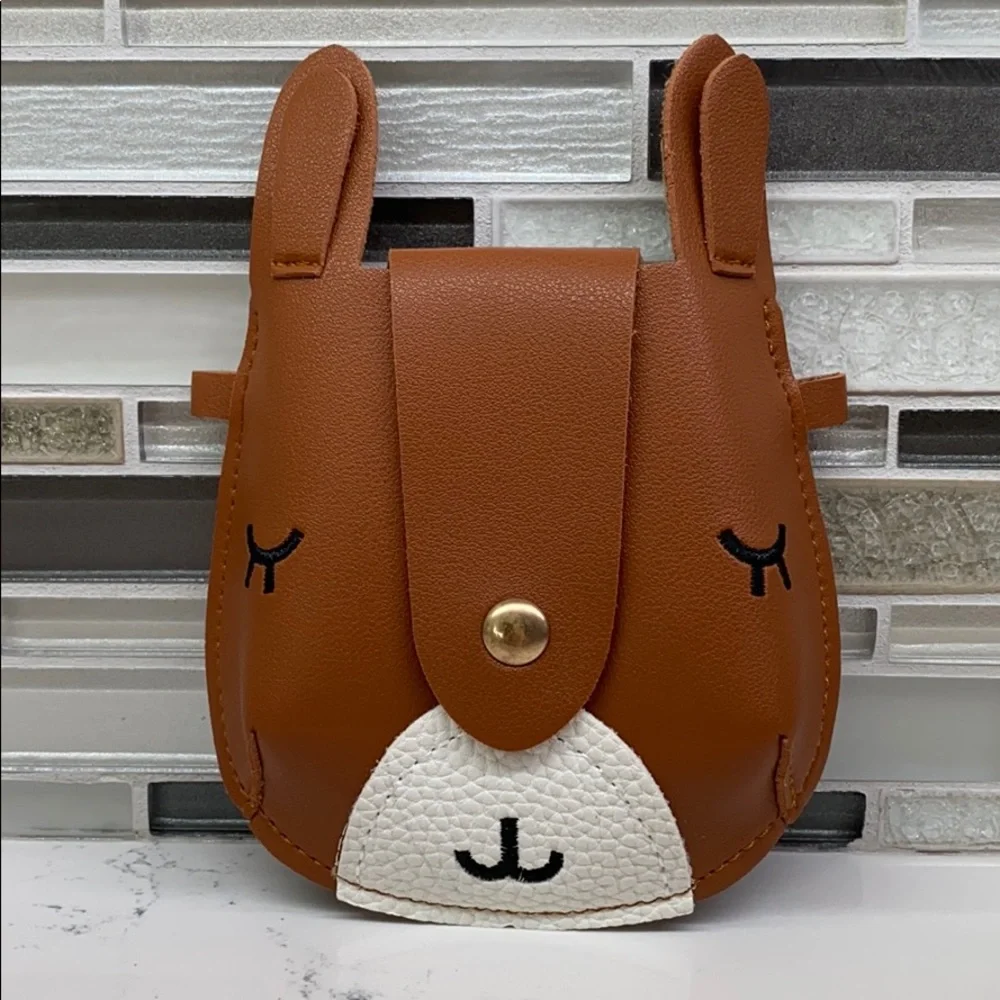 Leather Llama Mini Crossbody